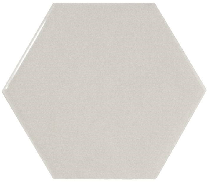Керамическая плитка 21912 Scale Hexagon Light Grey 12,4x10,7