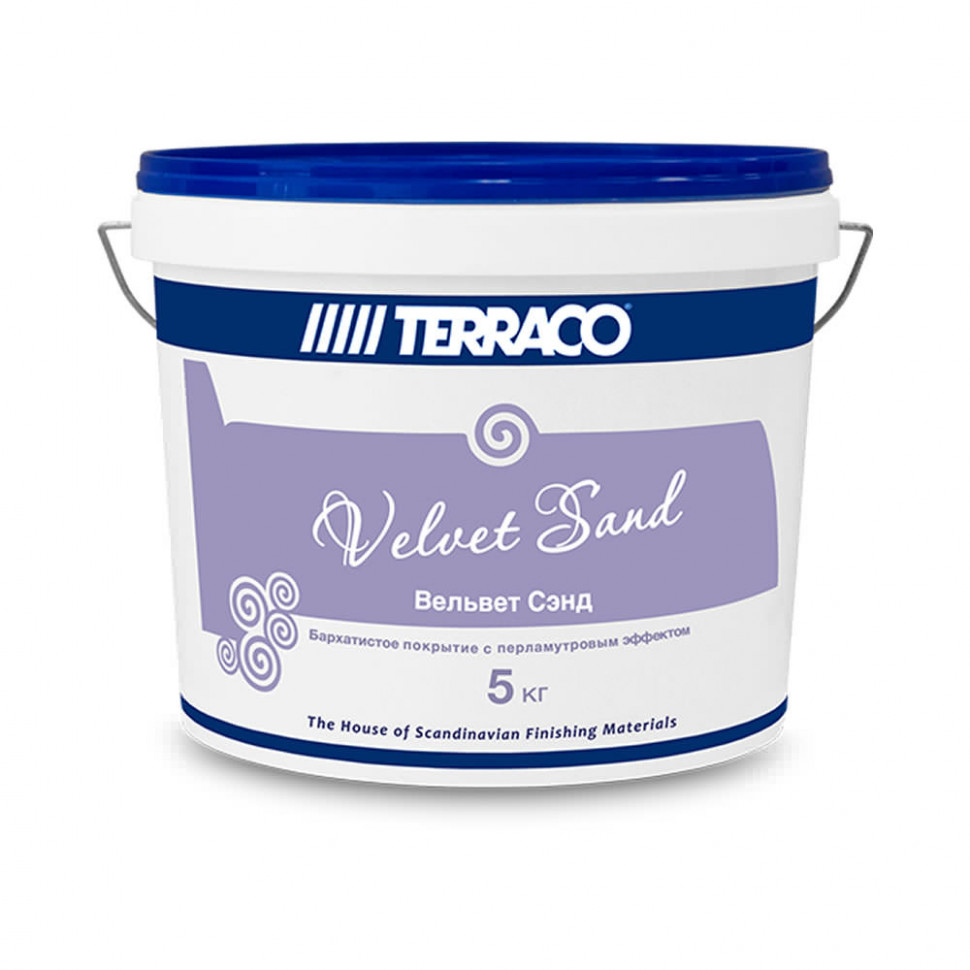 Декоративная краска Terraco «Velvet Sand» 5 кг