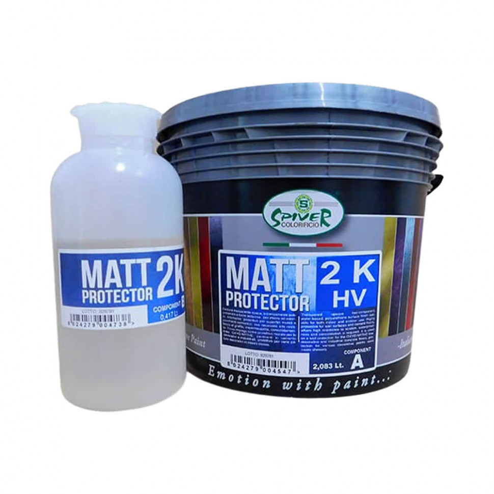 Защитный лак Spiver Arthe «Matt Protector 2K (A+B)» 2.5 л