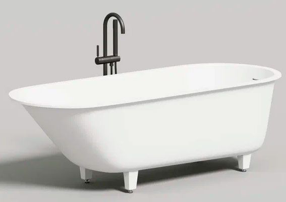 Ванна встраиваемая Salini ORNELLA AXIS KIT 103521MRF 180x80 RAL матовый