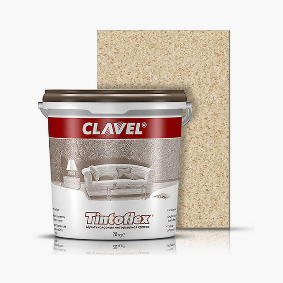 Декоративная краска Clavel «Tintoflex Gems» 20 кг