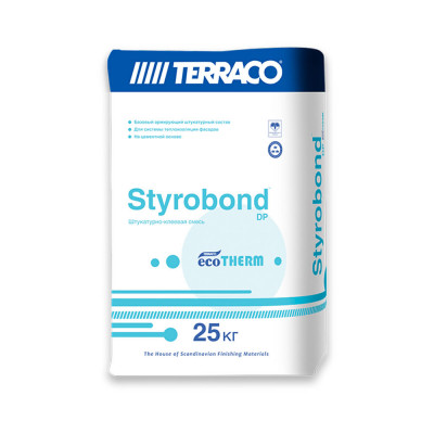 Штукатурная смесь Terraco EIFS «Styrobond Dp Ecotherm»