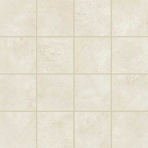 STONES 2.0 MARFIL GLOSSY 6MM MOS.7,5X7,5 (756814) Неглазурованный керамогранит