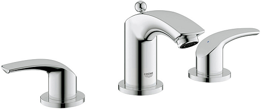 Смеситель Grohe Eurosmart для раковины на три отверстия DN 15 20293000