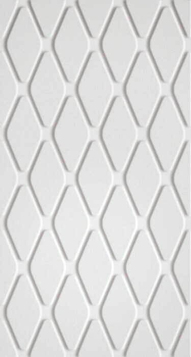 3D White Rhombus Matt/3Д Вайт Ромбус Матт 30,5x56 (600010002253)