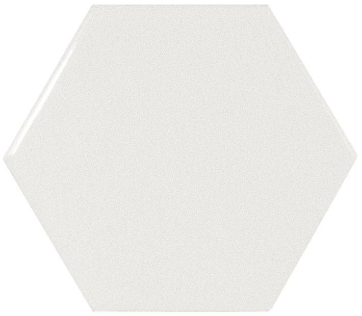 Керамическая плитка 21911 Scale Hexagon White 12,4x10,7