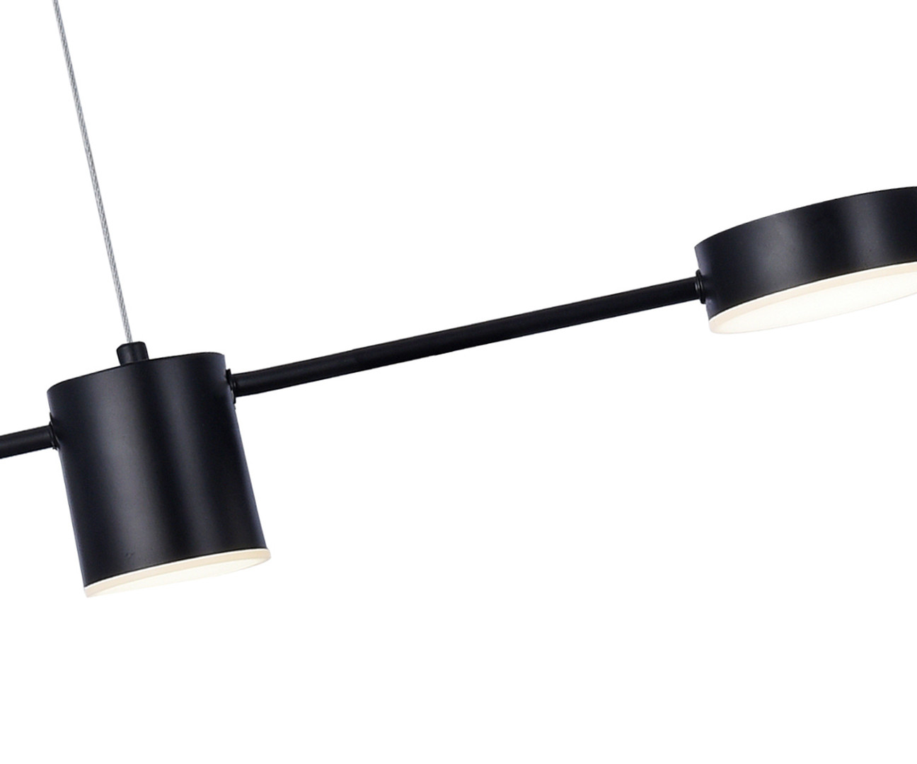 Люстра Карин черный w120*8,5 h200 Led 3*6W+2*10W (4000K)