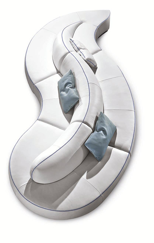 Диван GAMMA ARREDAMENTI WAVE option 16 mirrored version