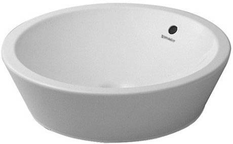 Накладная раковина Starck 1 53х53х14,5 см, шлифованный вариант, санфарфор