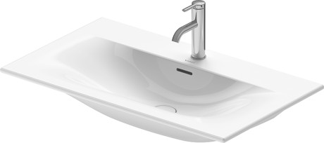 Подвесная раковина Viu 83х49х18,5 см, с переливом, 1 отв. под смеситель, санфарфор