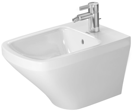 Биде DuraStyle 37х54 см, wondergliss, с креплением, подвесное, без крышки