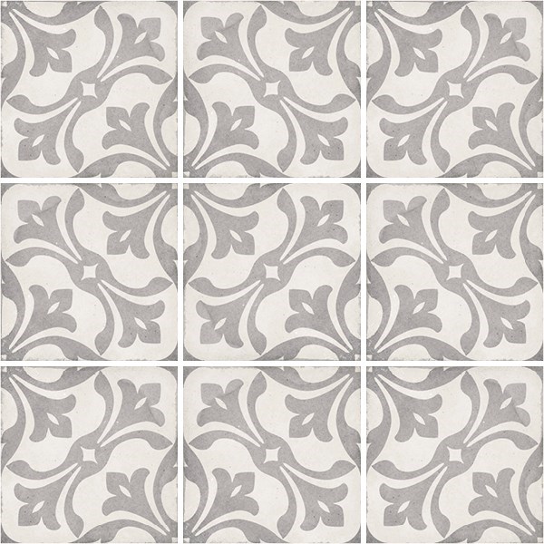 Керамическая плитка 24419 Art Nouveau La Rambla Grey 20x20
