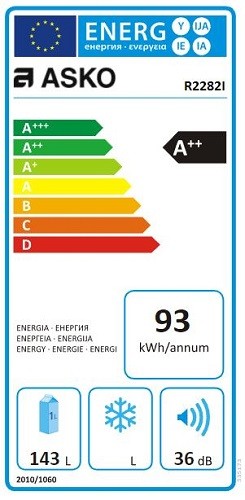 Встраиваемый холодильник Asko R2282I