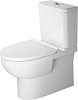 Унитаз-компакт DuraStyle Basic 36,5х65 см, 6/3 л, универсальный выпуск, боковая подводка, безободковый, без сиденья