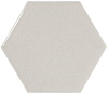 Керамическая плитка 21912 Scale Hexagon Light Grey 12,4x10,7