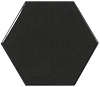 Керамическая плитка 21915 Scale Hexagon Black 12,4x10,7
