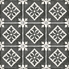 Керамическая плитка 24416 Art Nouveau Padua Black 20x20