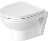 Подвесной унитаз DuraStyle Basic 36,5х48 см, сток горизонтальный, безободковый, без сиденья