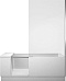 Ванна из материала DuraSolid Shower + Bath 170х75 см, с углом справа, со смонтированной дверцей, стекло прозрачное Ванна из материала DuraSolid Shower + Bath 170х75 см, с углом справа, со смонтированной дверцей, стекло прозрачное