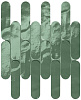 GLIM SALVIA CURVE MOSAICO BRILLANTE (fRN0) 29х29,5 Керамогранит