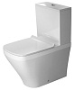 Унитаз-компакт DuraStyle 37х63 см, 6/3 л, wondergliss, универсальный выпуск, боковая подводка, без сиденья