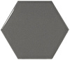Керамическая плитка 21913 Scale Hexagon Dark Grey 12,4x10,7