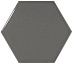 Керамическая плитка 21913 Scale Hexagon Dark Grey 12,4x10,7 Керамическая плитка 21913 Scale Hexagon Dark Grey 12,4x10,7