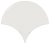 Керамическая плитка 21968 Scale Fan White 10,6x12