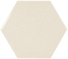 Керамическая плитка 21914 Scale Hexagon Cream 12,4x10,7