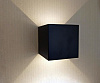 Светильник Куб черный w10*10 h10 Led 6W (3000K) IP65