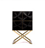 Барный шкаф ARMANI CASA CLUB BLACK STRAW MARQUETRY