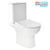 Унитаз компакт безободковый GURAL Tria Slim с Soft Close TR04KLZ01-SL&TR02RZV01