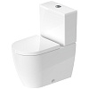 Унитаз-компакт ME by Starck 37х65 см, 6/3 л, hygieneglaze, универсальный выпуск, боковая подводка, без сиденья