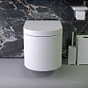 KNIEF Prime Унитаз подвесной 52x39x33 cm, с крышкой микролифт, цвет: белый матовый