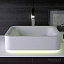 KNIEF Shine Раковина 50х40х15 см, без отв., с пьедисталом, без перелива, с LED подсветкой, цвет: белый матовый KNIEF Shine Раковина 50х40х15 см, без отв., с пьедисталом, без перелива, с LED подсветкой, цвет: белый матовый
