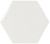 Керамическая плитка 21911 Scale Hexagon White 12,4x10,7 Керамическая плитка 21911 Scale Hexagon White 12,4x10,7