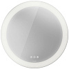 Зеркало Happy D.2 Plus 90х90 см, декор radial s, с подсветкой, с подогревом