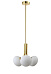 Светильник подвесной Crystal Lux ALICIA SP3 GOLD/WHITE Светильник подвесной Crystal Lux ALICIA SP3 GOLD/WHITE
