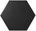 Керамическая плитка 21909 Scale Hexagon Black Matt 12,4x10,7 Керамическая плитка 21909 Scale Hexagon Black Matt 12,4x10,7