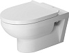 Подвесной унитаз DuraStyle Basic 36,5х54 см, безободковый, с сиденьем