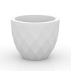 Кашпо Vases Nano матовое белое 12см
