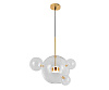 Подвес Галла прозрачный (цвет корпуса золото) w40*45 h200 Led 14W (3000К)